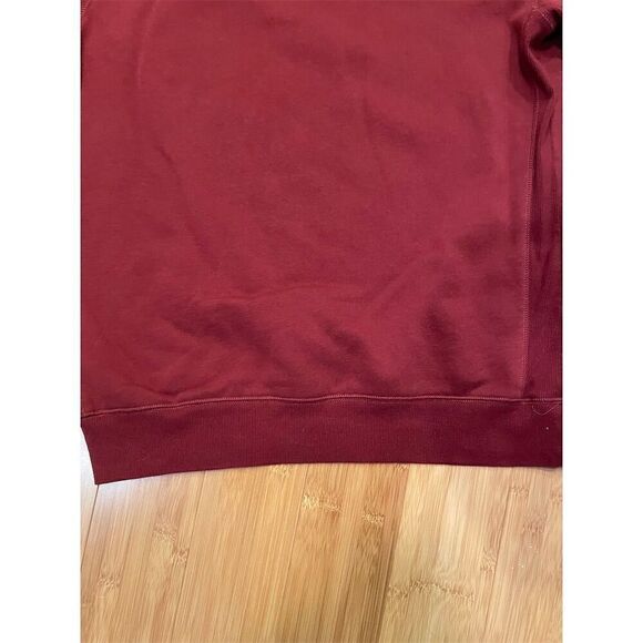 G.H. Bass & Co. Men's Red Crewneck Pullover Sweatshirt Size M - Picture 2 of 9